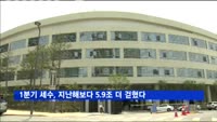 1분기 세수, 지난해보다 5.9조 더 걷혔다