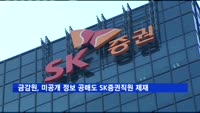 금감원, 미공개 정보로 공매도한 SK증권 직원 제재