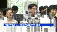 서울 역세권 단지 1순위 마감률 90% 넘어