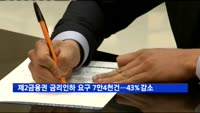 제2금융권 금리인하 요구 7만4천건…43% 감소