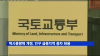 택시총량제 개정, 인구 급증지역 택시 증차 허용