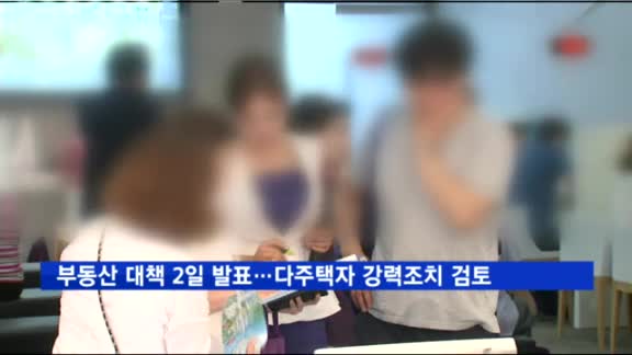 부동산 대책, 2일 발표…다주택자 강력조치 검토