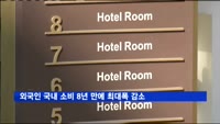 외국인 국내 소비 8년 만에 최대폭 감소