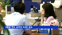 8월말 펀드 순자산 4.8조 감소