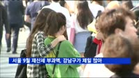 서울 9월 재산세 부과액, 강남구가 제일 많아