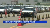 자동차, 중국 매출악화·노사문제에 '먹구름'