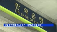9월 주택대출 3조3천억 증가…중도금 대출 영향