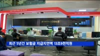최근 5년간 보험금 지급지연액 13조9천억에 달해