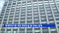 증선위, 회계처리기준 위반 현대건설 등 6개사 징계