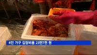 4인 가구 김장비용 23만7천 원…전주 대비 3.8%↑