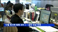 10월 회사채 발행 28%↓…'기준금리 인상' 우려 탓