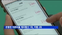 은행권 자본비율 케이뱅크 1위, 카뱅 2위
