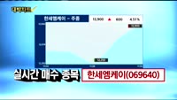 [김용환의 대박차트]영인프런티어(036180),한세엠케이(069640)