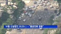 10월 신설법인 20.5%↓…"황금 연휴 영향"