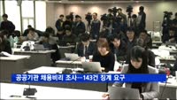 정부, 공공기관 채용비리 조사…143건 징계 요구