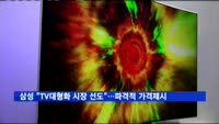 삼성전자 "TV대형화 시장 선도"…파격적 가격 제시