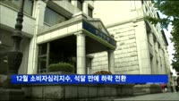 12월 소비자심리지수, 석달 만에 하락 전환