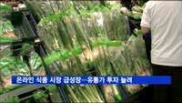 온라인 식품 시장 급성장…유통가 '새 먹거리' 떠올라