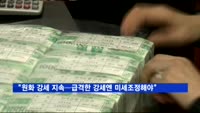 "원화 강세 지속…급격한 강세엔 미세조정 필요"