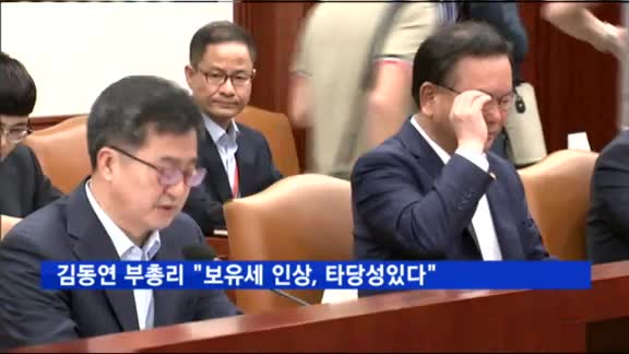 김동연 부총리 "보유세 인상, 충분히 타당성있다"