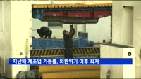 지난해 제조업 가동률, IMF 외환위기 이후 최저