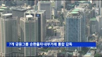 삼성 등 7개 금융그룹 순환출자·내부거래 통합 감독