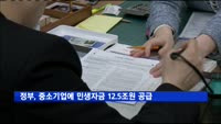 정부, 중소기업에 특별 민생자금 12.5조원 공급