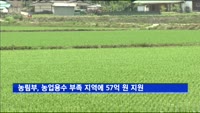 농림부, 농업용수 부족 지역에 57억 원 긴급 지원