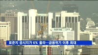 표준지 공시지가 6% 올라…금융위기 이후 최대