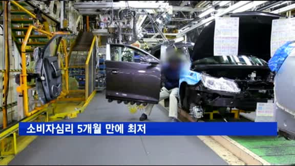 'GM·금리' 미국발 악재에…소비자심리 5개월만에 최저