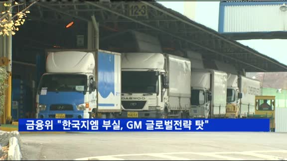 금융위 "한국지엠 부실, GM 글로벌전략·불투명 경영 탓"