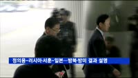 정의용-러시아·서훈-일본…방북·방미 결과 설명