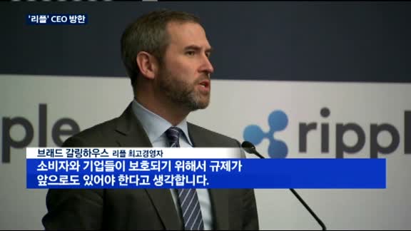 가상화폐 '리플' CEO가 한국을 찾은 이유