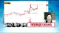 [김용환의 대박차트]대정화금(120240),지엔코(065060)