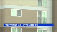 서울 아파트값 진정…5주째 상승률 둔화