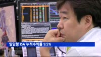 일임형 ISA 누적수익률 9.5%…전월비 2.3%P↓