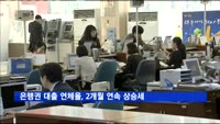 은행권 대출 연체율, 2개월 연속 상승세