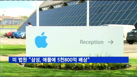 미 법원 "삼성전자, 애플에 5천800억 배상"
