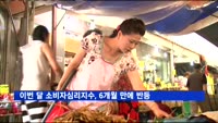 이번 달 소비자심리지수, 6개월 만에 반등