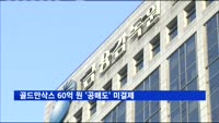 골드만삭스 60억 공매도 미결제…금감원 검사 착수