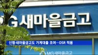 신협·새마을금고도 가계대출 조여…DSR 적용
