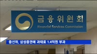 증선위, '유령주식' 삼성증권에 과태료 1.4억원