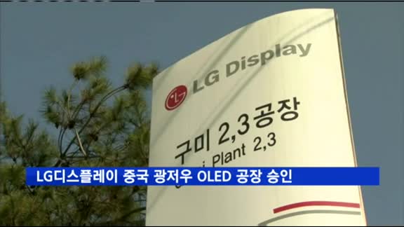 LG디스플레이 중국 광저우 OLED 공장 최종 승인