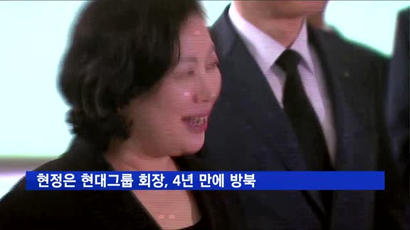 현정은 현대그룹 회장, 4년 만에 방북