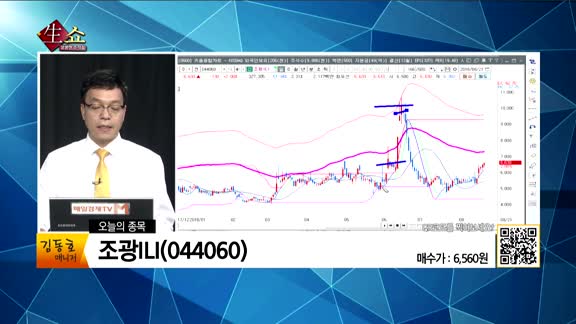 [생생한 주식쇼 생쇼] 관심종목 : 안트로젠(065660), 메디프론(065650), 조광ILI(044060...