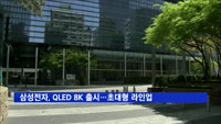 삼성전자, 'QLED 8K' 출시…초대형 TV 시장 공략