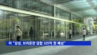 미국 워싱턴주 "삼성, 브라운관 담합 325억원 배상"