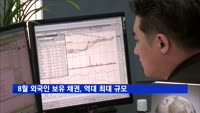 8월 외국인 보유 채권, 역대 최대 규모