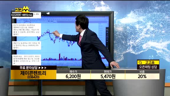 [종목상담]제이콘텐트리(036420)