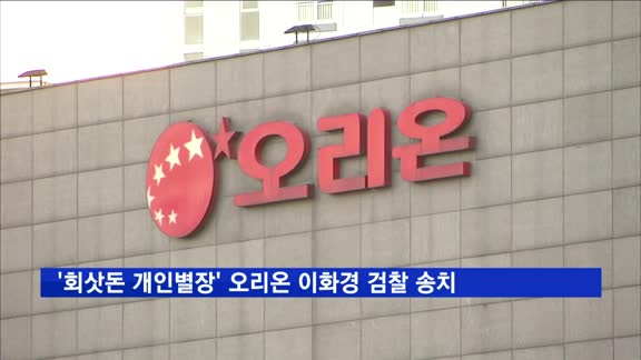 '회삿돈으로 개인별장' 오리온 이화경 부회장 검찰 송치